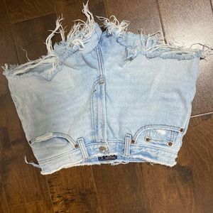 Abercrombie High-waisted Denim Shorts